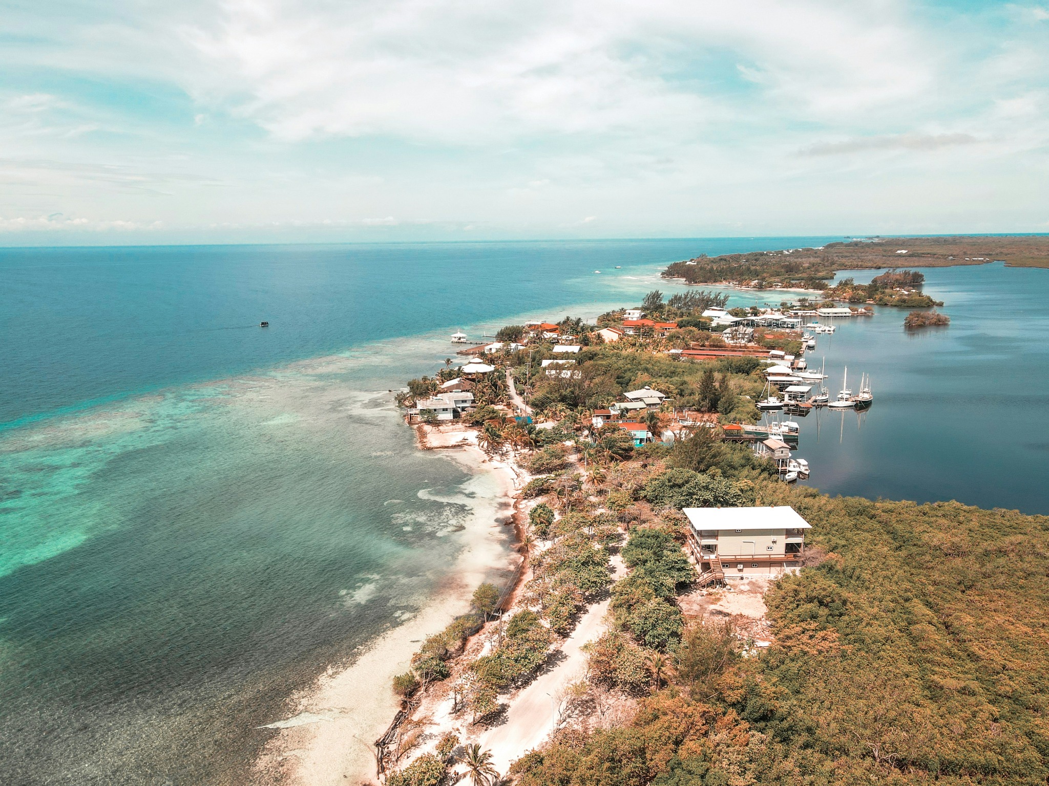 The island, end to end